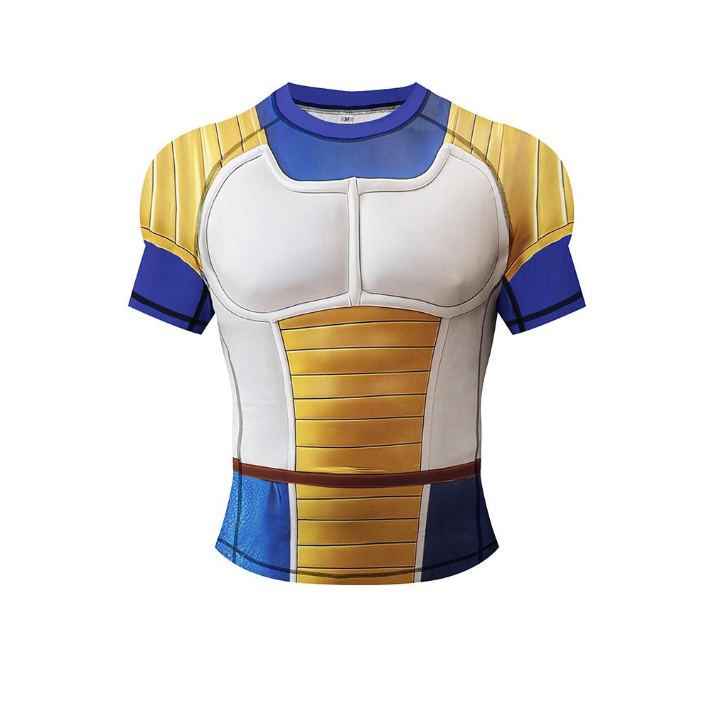 New Summer Animation Printing Rash Guards For Men MMA BJJ Grappling T Shirts Sublimation Tight Jiu-Jitsu Muay Thai Short Tee