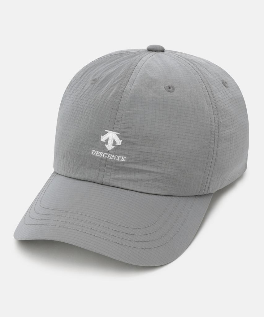 DESCENTE Nylon Lightweight Woven Ball Cap Grey Sr123Ucp1A
