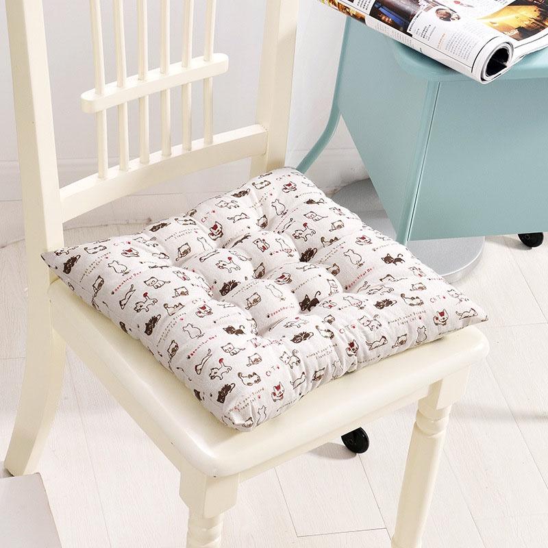 Stylish And Cozy Chair Cushion Pad With Tie-up For Living Room And Bedroom
