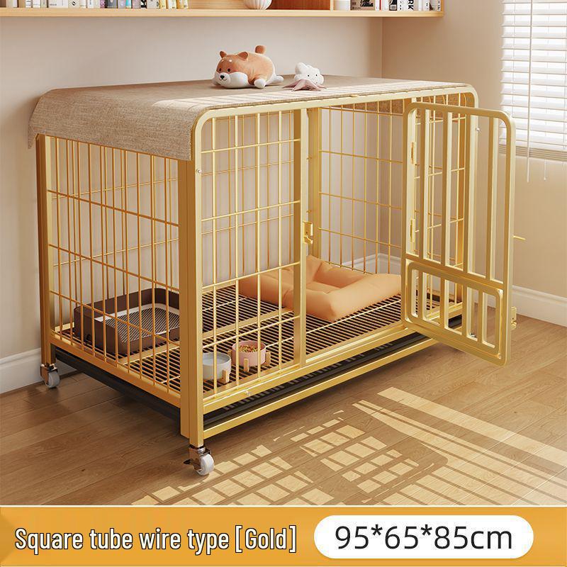 Extra Large Dog House with Toilet Separation for Golden Retrievers, Medium Dogs, Small Dogs, Teddy, and Bichon Breeds