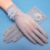 Full-finger Design Women Sun Protection Gloves Lace Summer Sunscreen Gloves  Party Wear