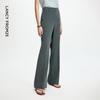 Langzi Retro High-Waist Flared Casual Pants