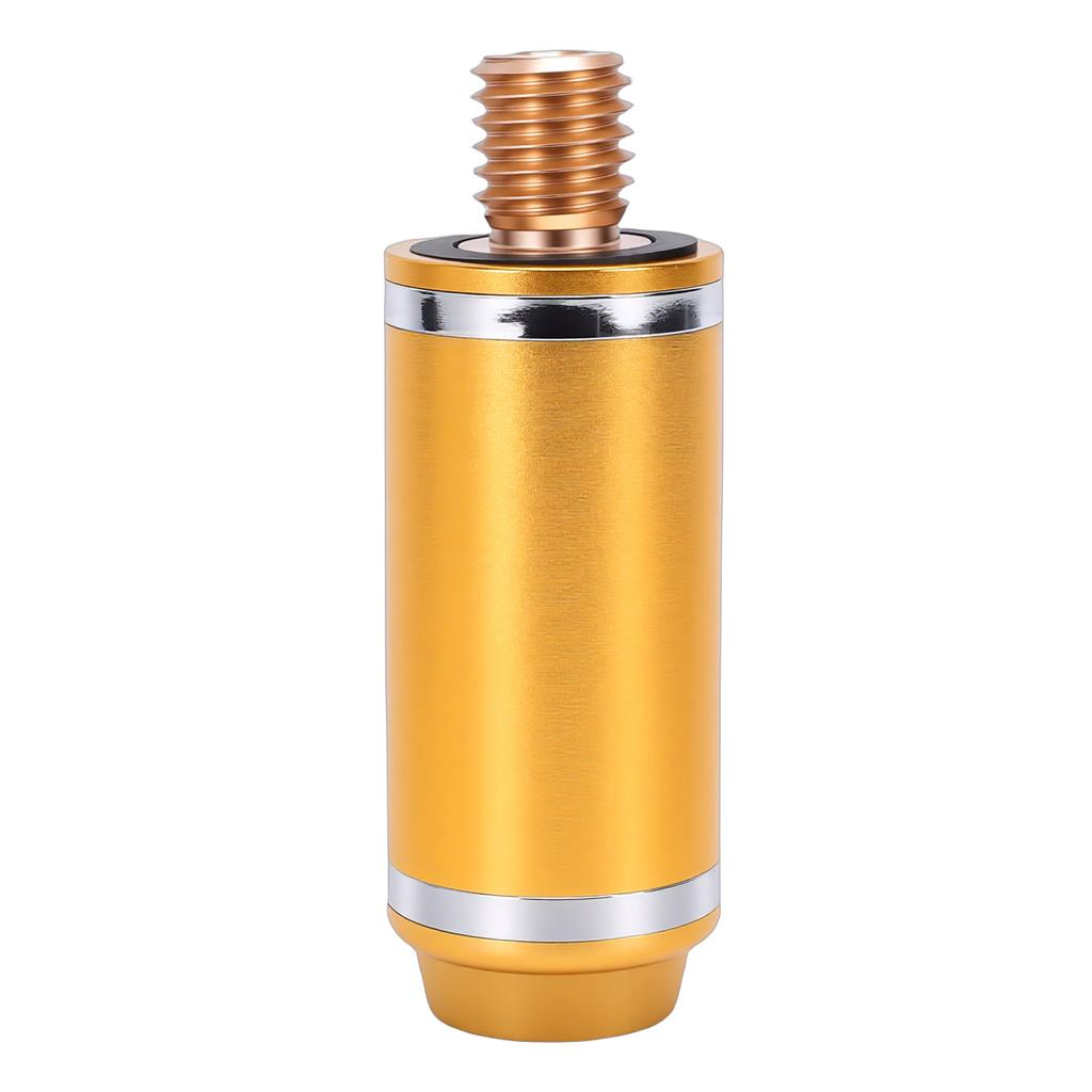 Pool Cue Extension Aluminum Alloy Billiards Stick Accessories Hard Strong Lock Portable Parts 2in Gold