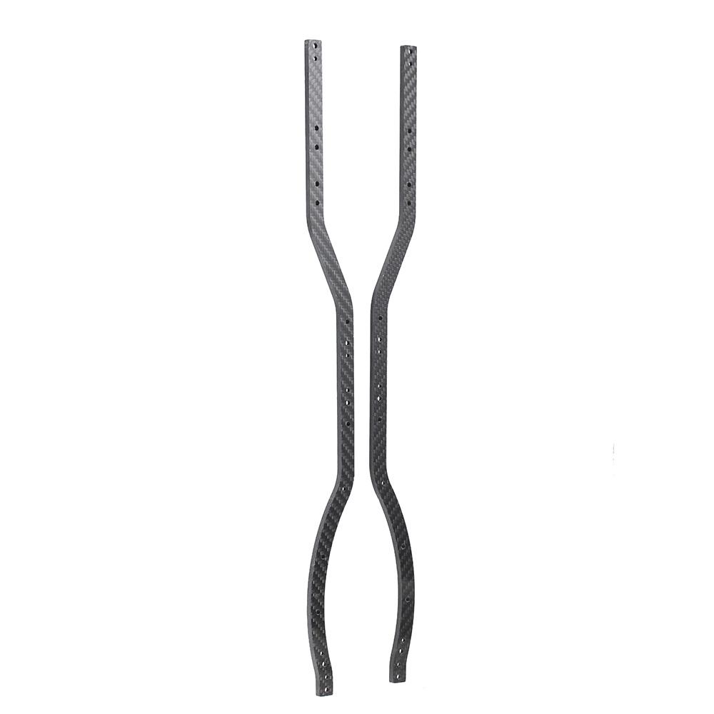 Chassis Frame Rails Carbon Fiber Beams for Axial SCX10 I SCX10 II RC Car Crawler Truck