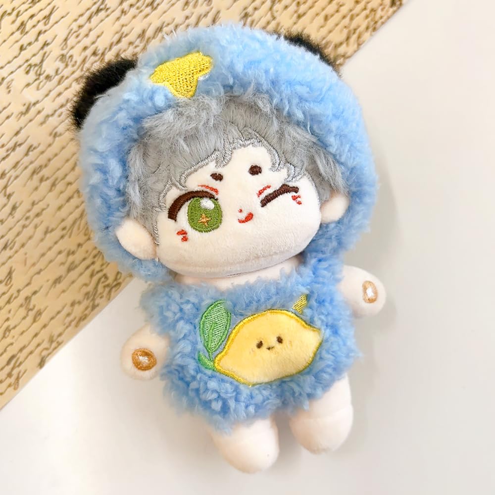 Fluffy Fruit Kigurumi Plush Kigurumi Otaku Doll Kpopdoll Costume (10cm) - Blue, Clothes, Accessories, Activities, Mascot, [Used]