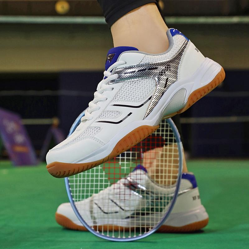 New Professional Badminton Shoes Men'S Tennis Shoes Breathable And Anti Slip Volleyball Shoes For Men And Women