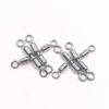 10pcs Saltwater Fishing Rolling Swivels Fishing Rig Line Connector Fishing Tackle Accessories Rotating Crossline Swivels