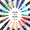 Munami 30-Farben Doppelspitz-Pinselstifte Set für Kalligraphie & Skizzieren