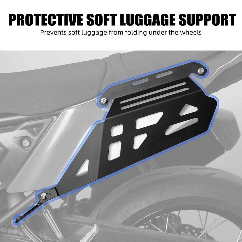 NICECNC Luggage Rack Side Luggage Saddlebag Support Passenger Handle For Yamaha Tenere 700 2019-2024 Tenere 700 Accessories
