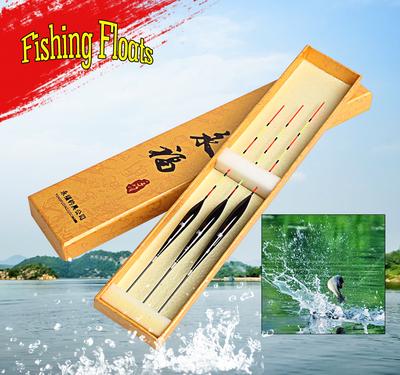 Angeln Float 3 Teile/los Holz Material Fisch Float Holz Pol Fisch Float Tintenfisch Drift Angelgerät