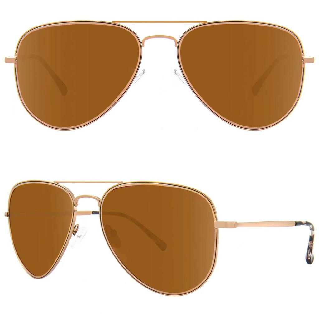 MAXJULI Aviator Sunglasses for Big Heads Men Women Fashion UV Protection 8123