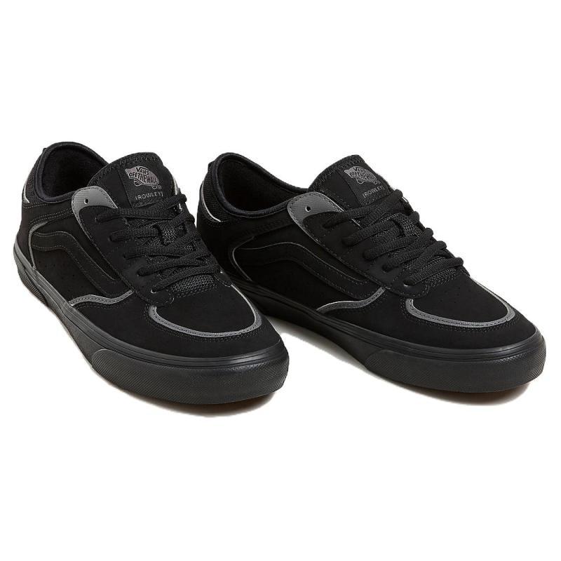 Vans Skate Rowley Low Top Skateboard Shoes Unisex Black Gray Sneakers VN0A2Z3OHR0