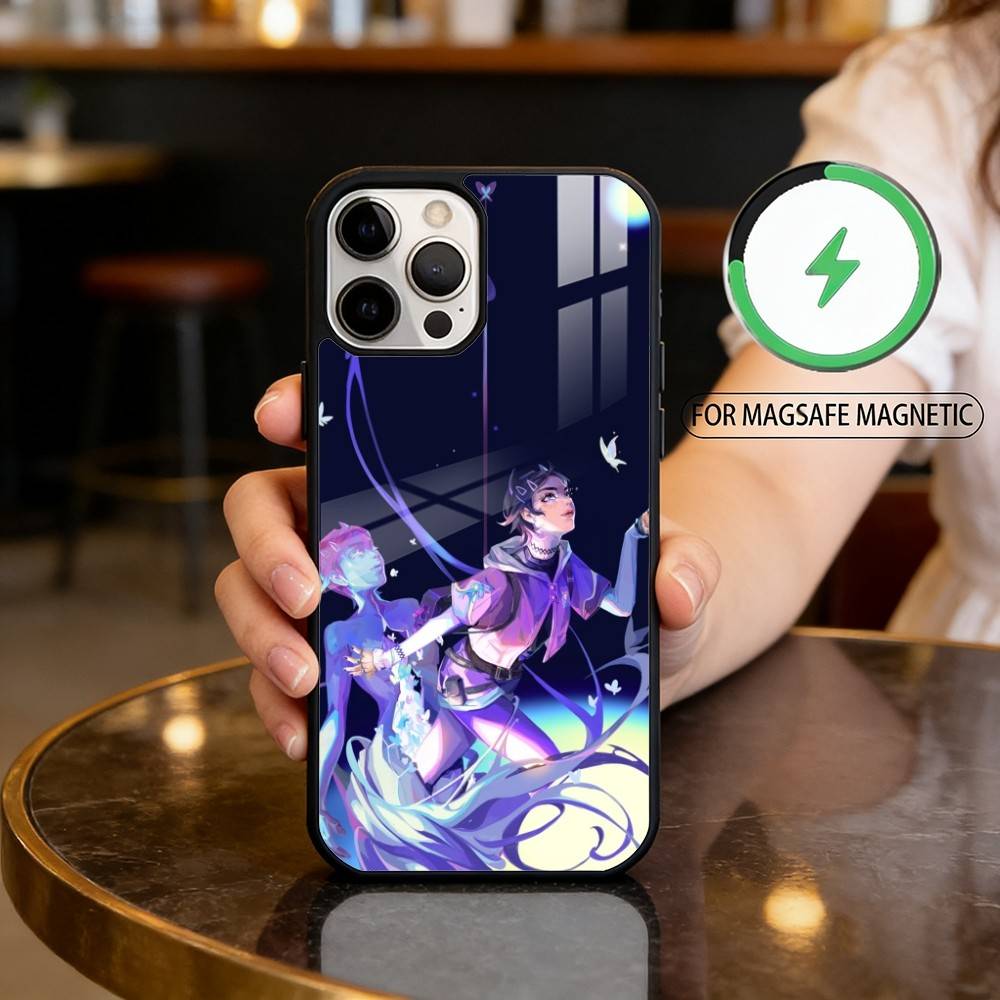 

Clove V-Valorant-S Game Magnetic For Magsafe Wireless Charging Phone Case For iPhone17,16,15,14,13,12,11 Plus,Pro Max iPhone13