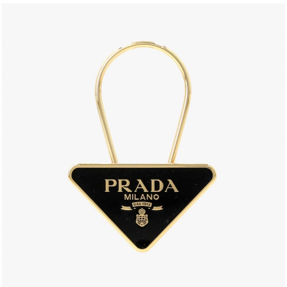 Prada Triangle Logo Keyring 1ps063 66a P019f