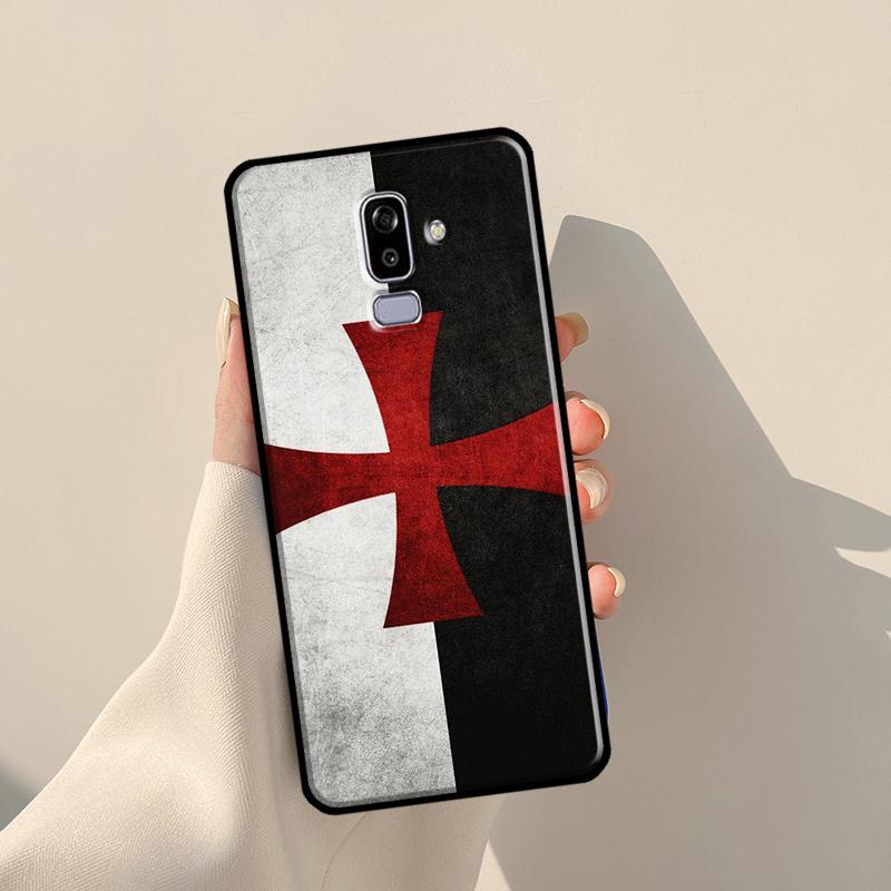 Templar Knight Cover For Samsung Galaxy J4 J6 Plus 2018 A6 A7 A8 A9 J8 J1 2016 A3 A5 J3 J7 J5 2017 Case