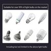 Aerial Bulb Changer Telescopic Handle Simple Twisting Installation Tool for Office and Home Use