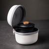 200ml Portable Storage Bag Ceramic Lid Bowl Quick Tea Cup One Pot Three Cups Tea Set