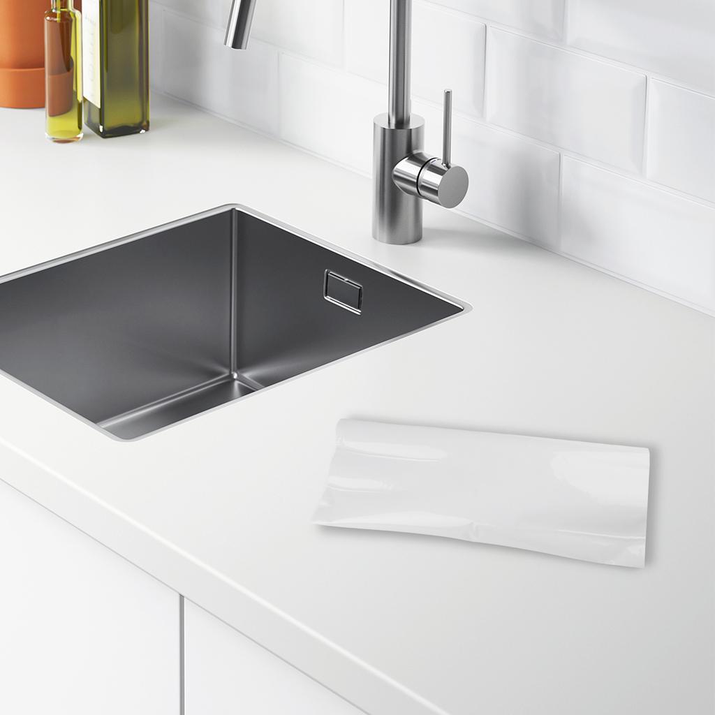 Matte Thickened Gray Marble Pattern Waterproof Self-adhesive Wallpaper Kitchen Countertop Oil-proof Rock Board Wall Sticker