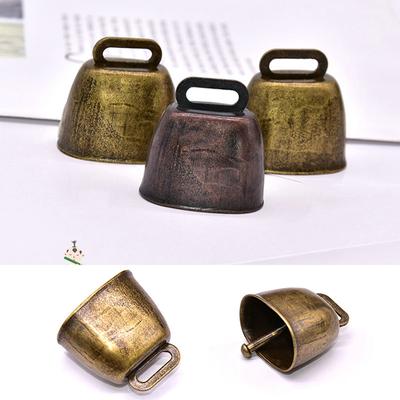 Schäferglocke DIY Glocke ell Dekor Kuhglocke Anhänger Windspiele Hoher Klang Haustier Anti-Verlust Vintage Metall