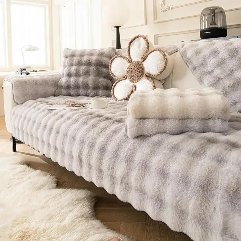 Wnter Autumn Sofa Cover Universal Non-slip Sofa Mat Pad Soft Warm Sofa Towel Washable Couch Slipcovers for Living Room
