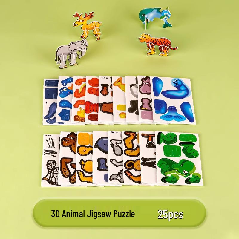 3D Insect Stereo Jigsaw Puzzle: Creative DIY Educational Toy for Kids