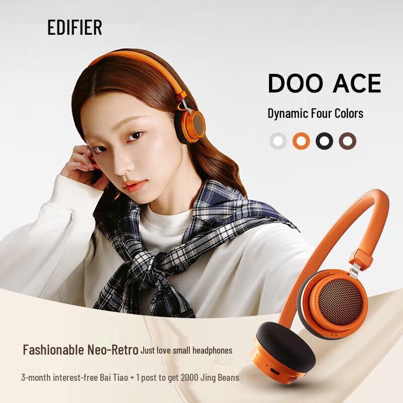 Edifier Doo Ace Retro On-Ear Bluetooth Headset