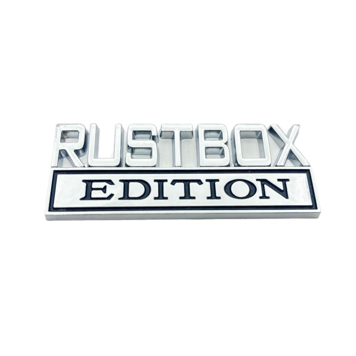 RUSTBOX Cross-border Metal Car Fender Emblem Badge чёрный/серебряный