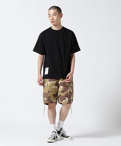 Avirex BASIC HEAVYWEIGHT S/S T-SHIRT / Men's Basic Heavyweight Short Sleeve T-Shirt, Size L, 010, Black, 783-3934014