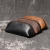 Thin Men Key Ring Pouch Anti-lost Car Key Retro Money Bag Portable Mini Leather Coin Purse  Travel