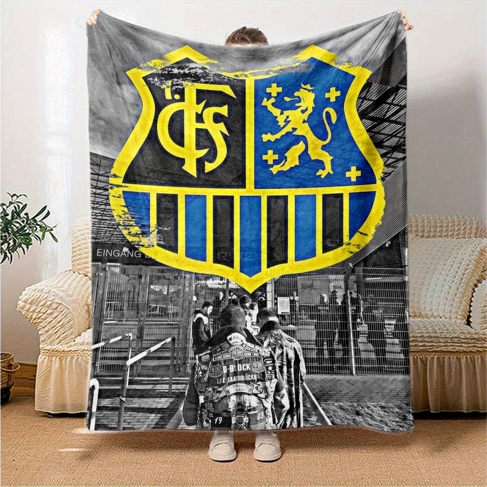 Fc Saarbrcken Blanket, High quality Comfortable for All Seasons, Home Decor, Warmth and Comfort