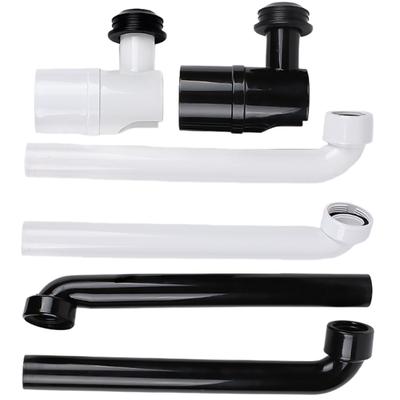 Verstellbarer Siphon 1-1/4 Zoll Platzsparender Spülenablauf Badablaufrohr Drehbarer Spülenablauf