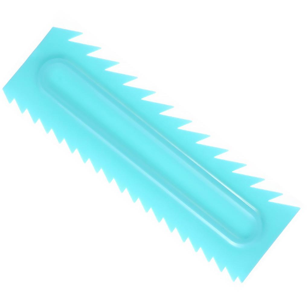 Cake Edge Smoother Comb Cake Decorating Edge Cream Scraper PP Plastic Spatula Baking Tool