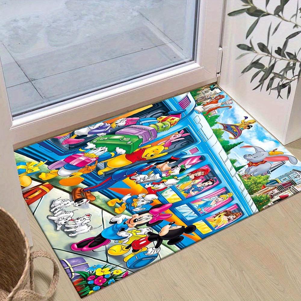 

1pc Train Station Rug - Non-Slip, Machine Washable Polyester Carpet for Living Room, Bedroom, Bathroom & Laundry - Comfortable Home Decor Christmas d 60cm by 90cm