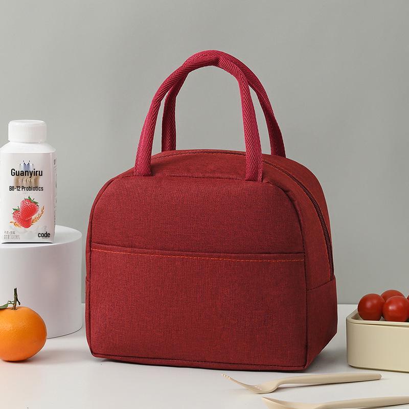 Insulated Bento Handheld Lunch Bag with Aluminum Foil for Work and School