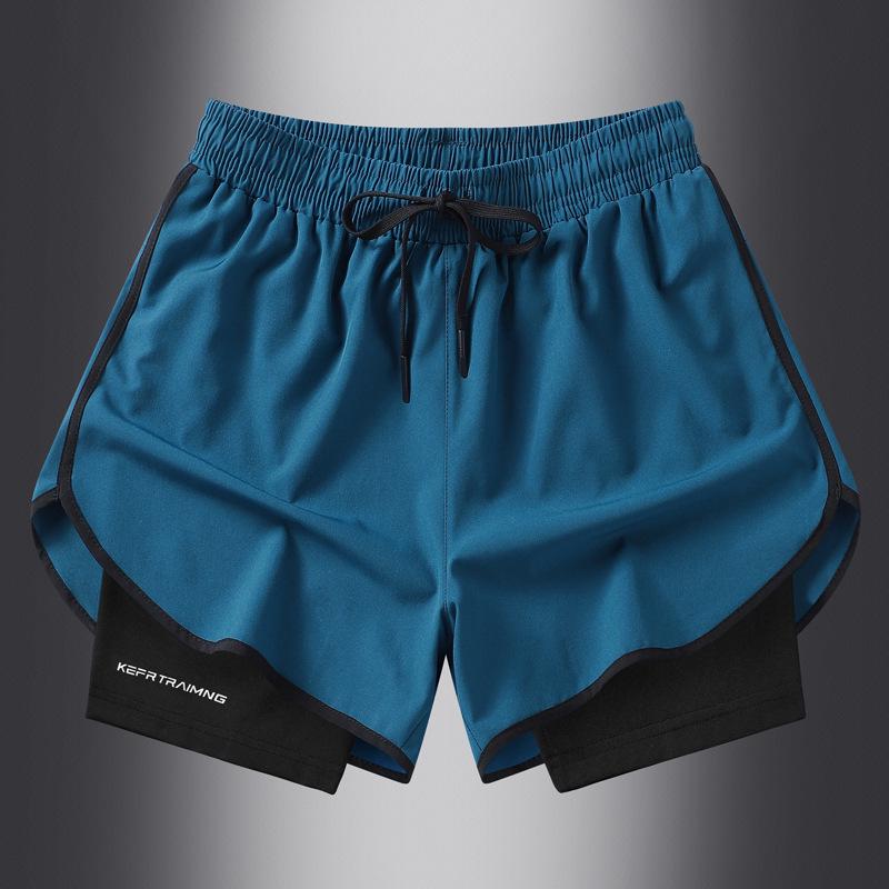 Men's Ice Silk Quick-Dry Running Shorts: Summer Marathon & Track Fitness Special
