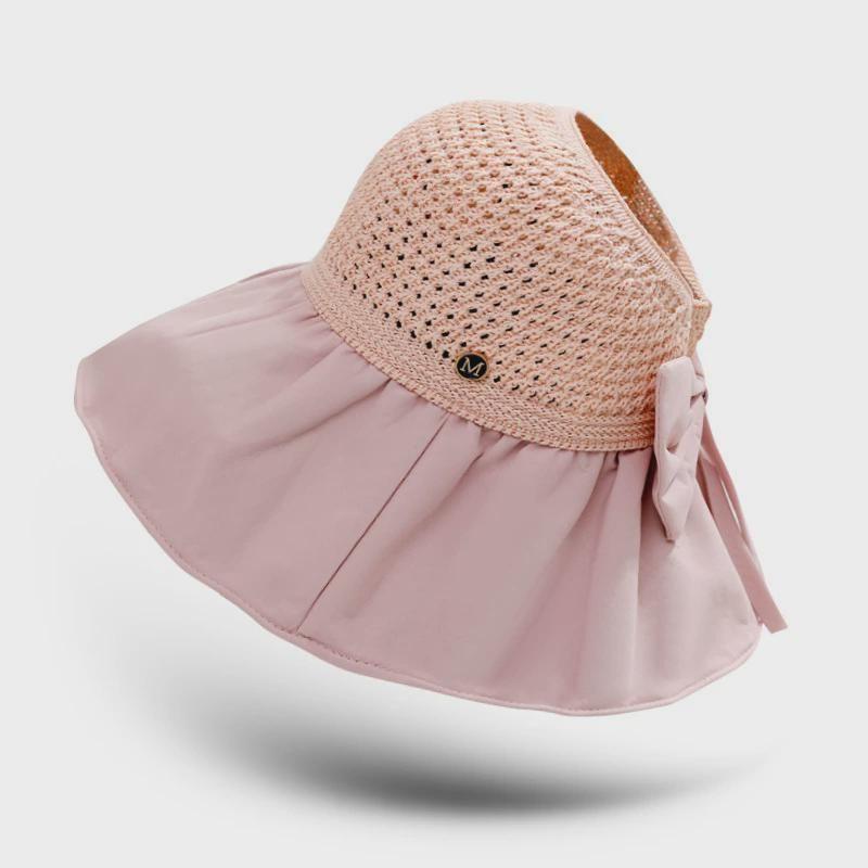 

Sunscreen Vinyl Air Top Sun Protection Hat Children s Summer Foldable Summer Sun Hat Big Brim Fisherman Hat Spring and Summer M Mark pink All yards
