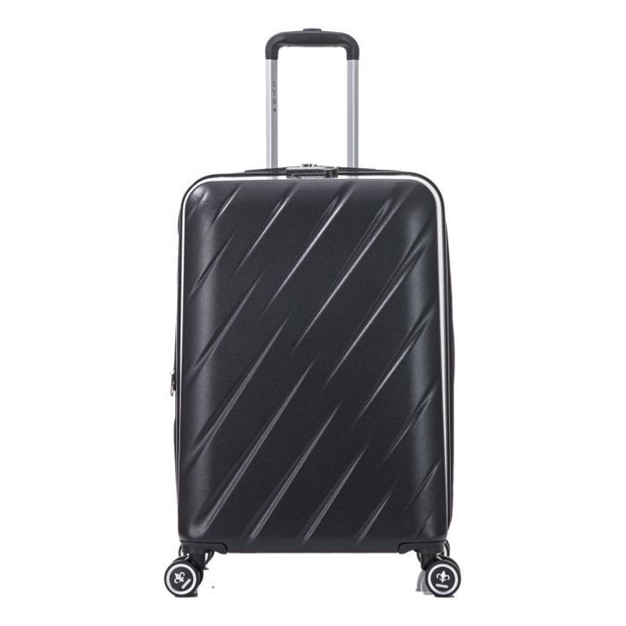 Lot de 3 Valises Extensibles - 100% ABS - LYS Paris 350/3 - Noir