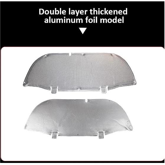 Compatible With Honda Odyssey RB3/4 RC MK4 MK5 2009~2019 Front Hood Engine Sound Heat Pad Fireproof Insulation Cotton Cover Car