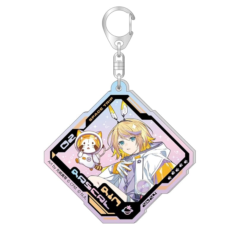 

Hatsune Miku x Rascal 2024 Aurora acrylic keychain/Kagamine Rin