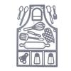 Cooking Tools Gloves Metal Steel Cutting Dies Stencil For DIY Scrapbooking Album Paper Card