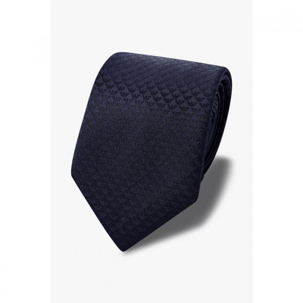 Emporio Armani Men S Micro Eagle Silk Tie A516151001 Single option