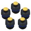 WUJIE 5PCS 20mm Adjustable Watering Sprinkler 1/2'' Thread Spray Nozzle Garden Lawn Drip Irrigation System Kit Home Garden Tools
