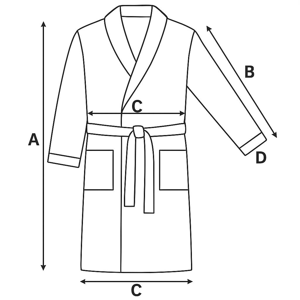 White Terry Bathrobe
