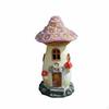 Solar Mushroom Lantern Automatic On/Off House Resin Fairy Garden Lamp for Patio,