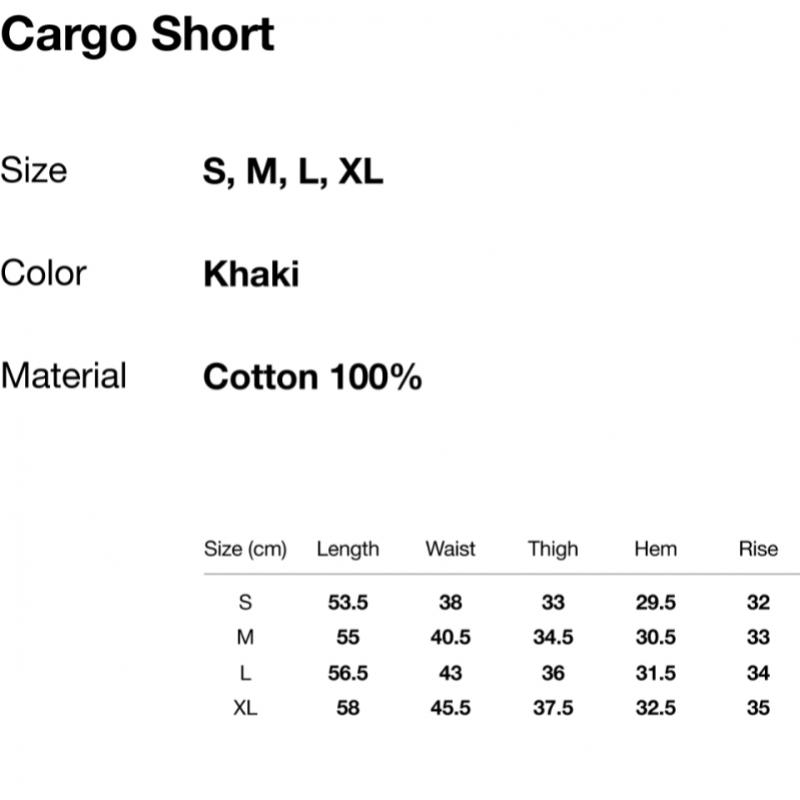 Thisisneverthat Cargo Short Khaki Model