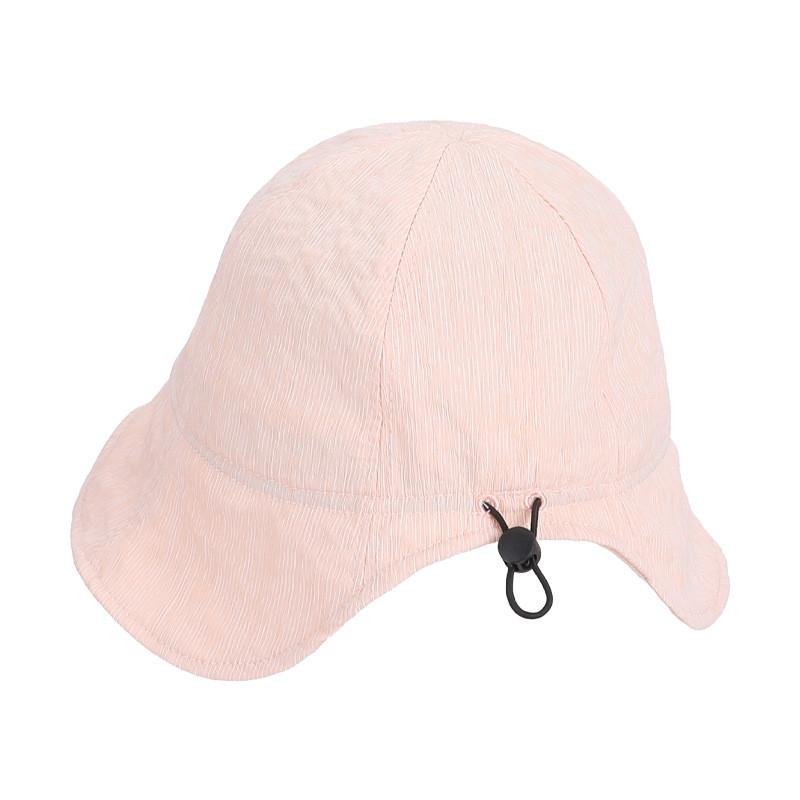 Cotton Striped Sun Hat With Wide Brim For Women Summer Outdoor Sun Protection