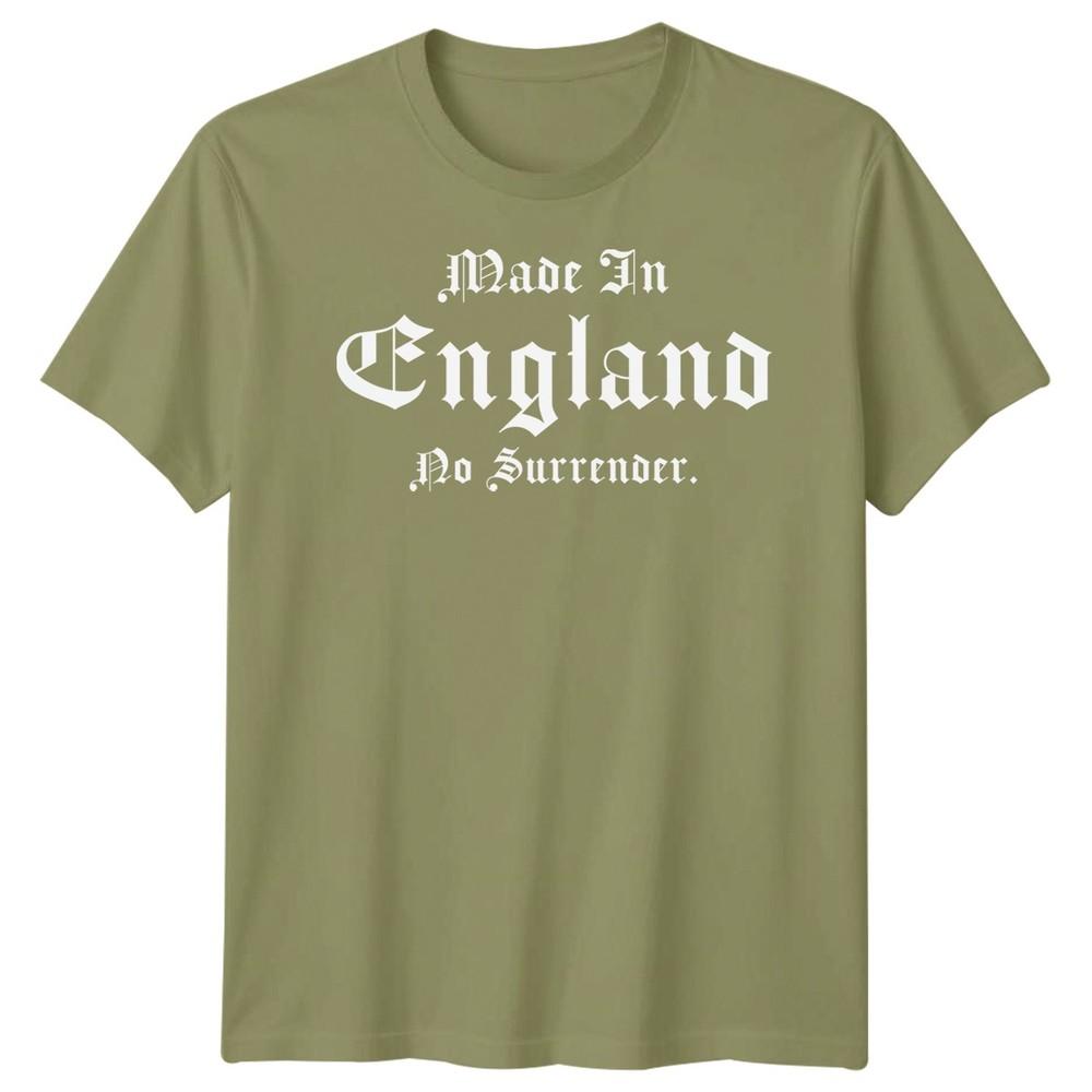 Made In England No Surrender English Countries Unisexs Unisexs Graphic Tee