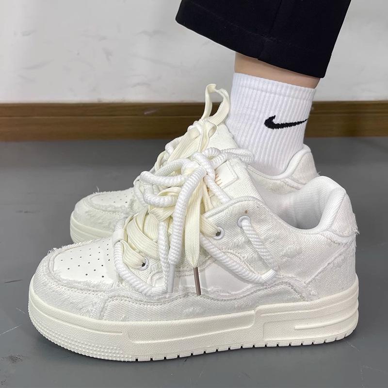 Men's 2025 Casual Sneakers: Summer Campus White Shoes, Couple Style, Thick Sole German Trainers