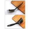 2Pcs BBQ Grill Brushes Stainless Steel Bristles Cleaning Brushes Barbecue Grill Brushes Scrapers