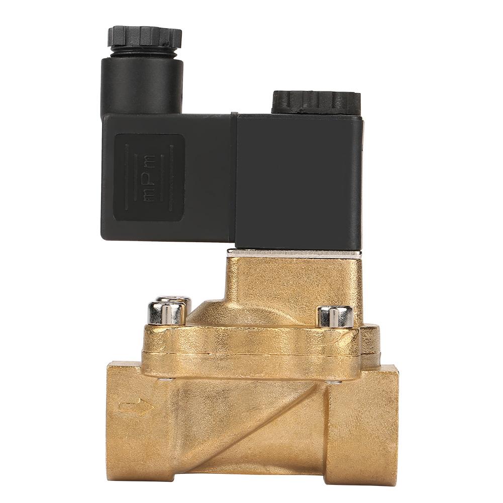 G1 2 Two Port Two Position Pilot Operated Solenoid Valve for Air Oil Water (DC24V)